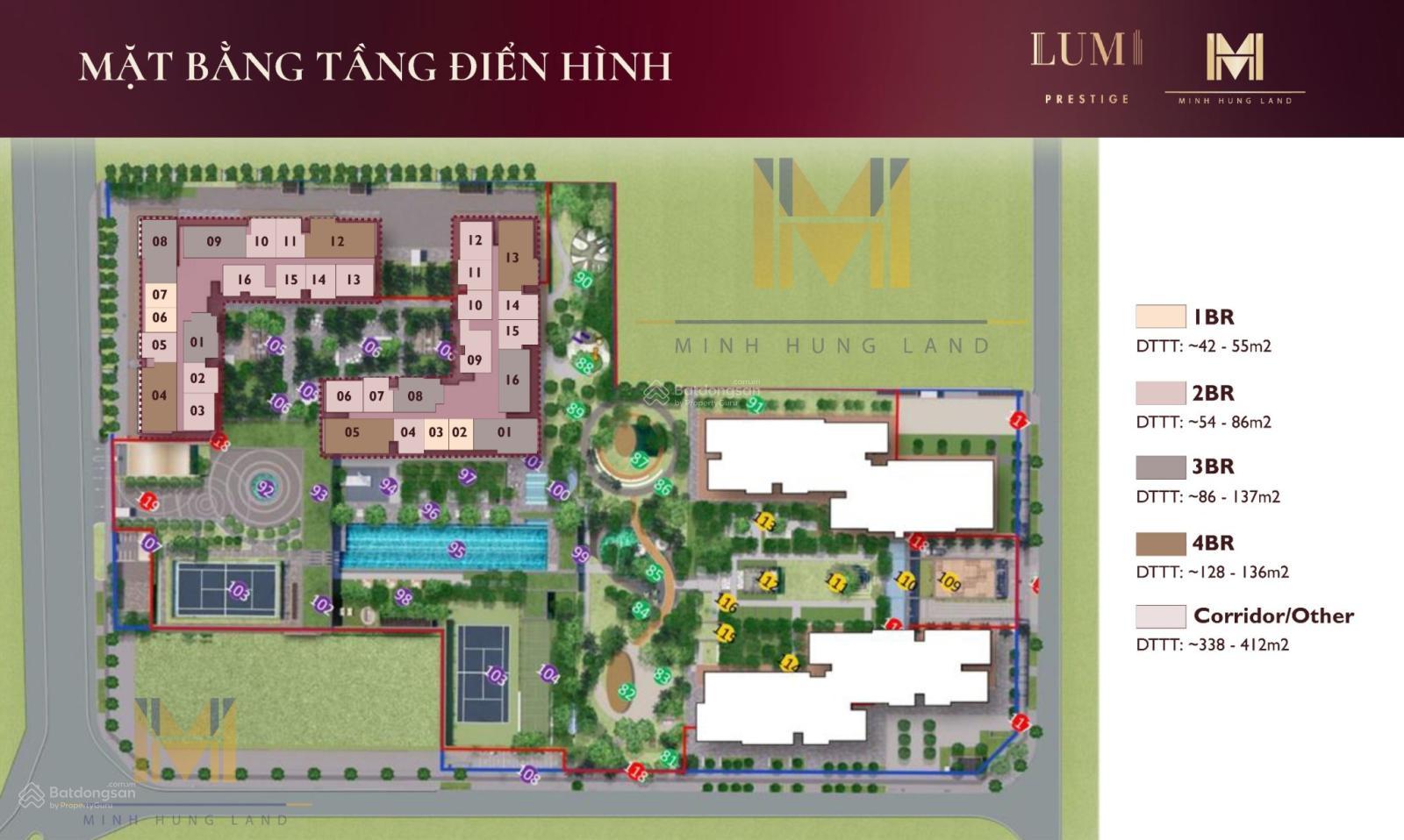 Bán gấp, giá tốt nhất thị trường, căn 01PN tòa Prestige tại dự án Lumi Hà Nội Hotline 0973 336 ***
