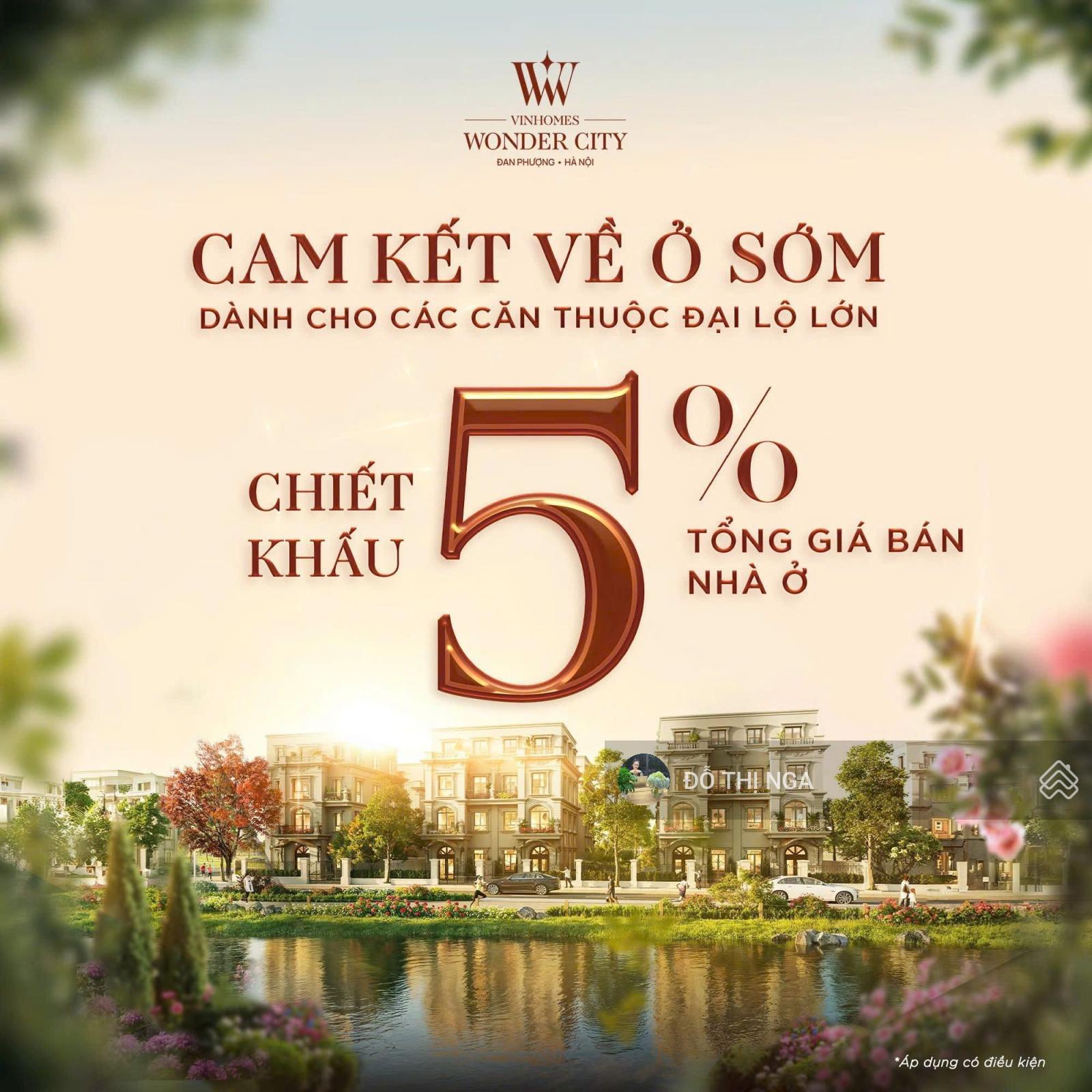 Quỹ căn ngoại giao Vinhomes Wonder City 104m2 TTS chỉ còn 18.5 tỷ. LH ngay 0962 035 ***(miễn TG)