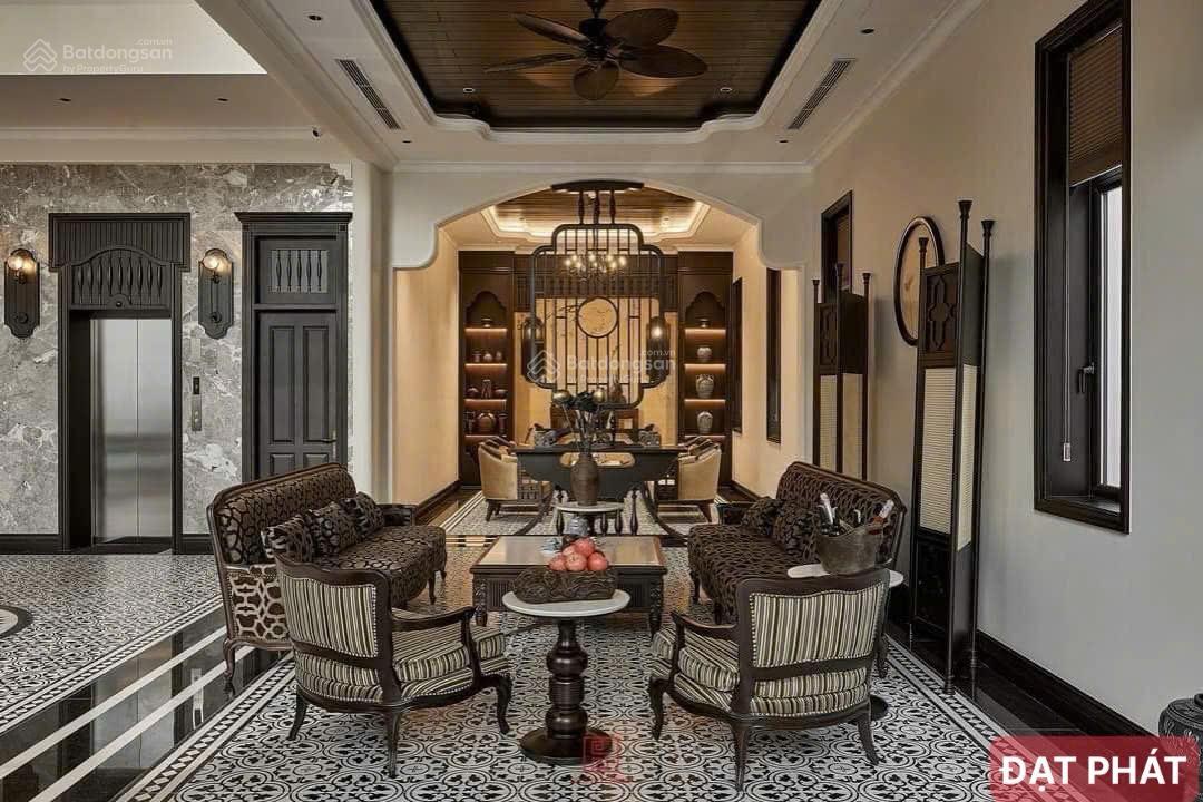 BÁN BIỆT PHỦ BA ĐÌNH - NỘI THẤT KIẾN TRÚC INDOCHINE - CÓ HOÀN CÔNG. 420m2 x 6T- MT16m - Giá 495 Tỷ.