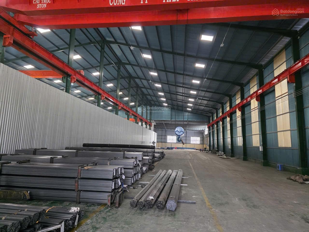 Cho thuê kho xưởng đường Quốc Lộ 1A. Bến Lức - Nhà Xưởng: 1.400m2 đến 5.000m2 - Giá: 65 nghìn/m2
