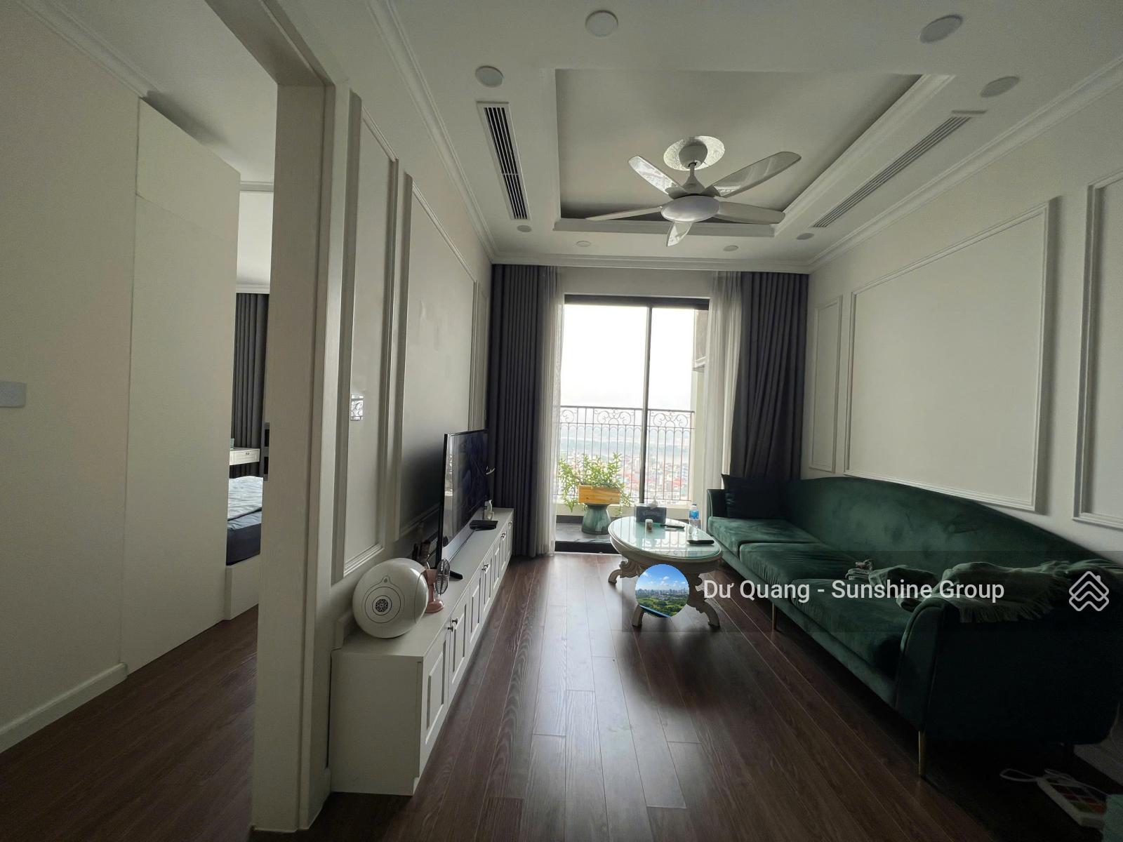 Bán căn Sunshine Riverside 2 ngủ + 2WC - view sông + cầu Nhật Tân - 63,8 m2 - full đồ đẹp + sổ đỏ
