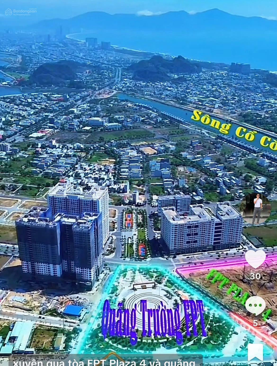 Bán lô đất hàng hiếm ngay chân chung cư Plaza 4 FPT Đà Nẵng giá đầu tư