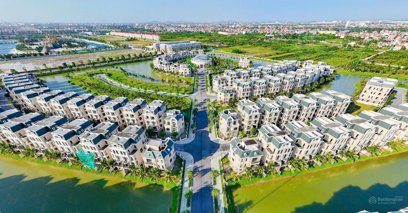 Biệt thự song lập Ngọc Trai, sau nhà có sông rộng xây 78m2, thô giá bán 31 tỷ (0985 941 ***)