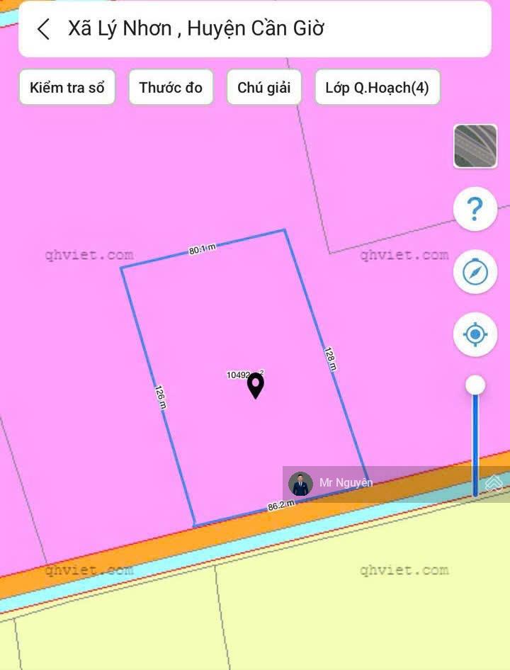 Bán lô đất 6.508m2 Lý Nhơn, Cần Giờ, Tp. HCM đầu tư lâu dài, giá chỉ 21 tỷ