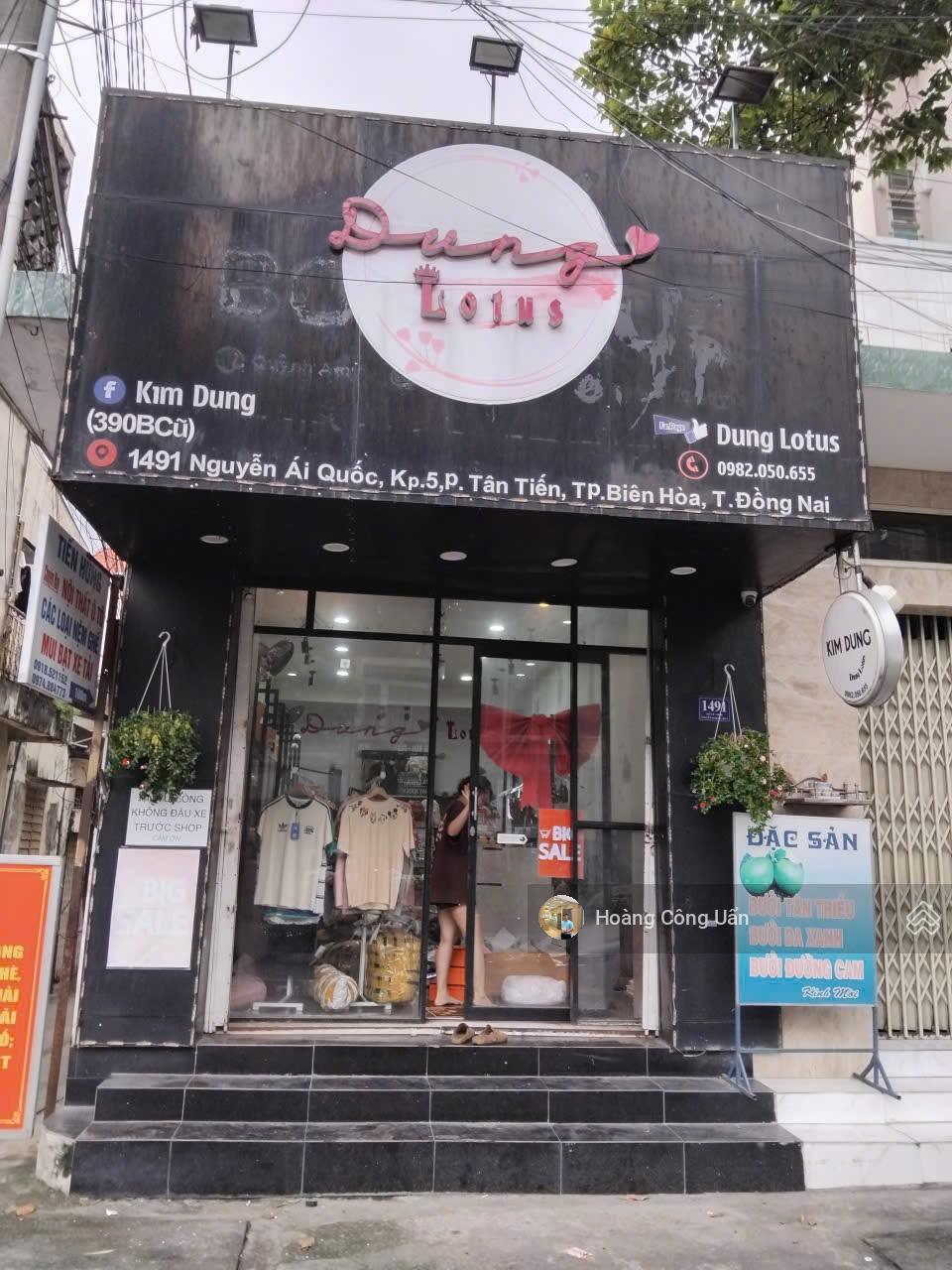 BÁN NHÀ GÓC 2 MẶT TIỀN ĐƯỜNG NGUYỄN ÁI QUỐC GẦN CHỢ TÂN PHONG. HĐ THUÊ 10TR/THÁNG