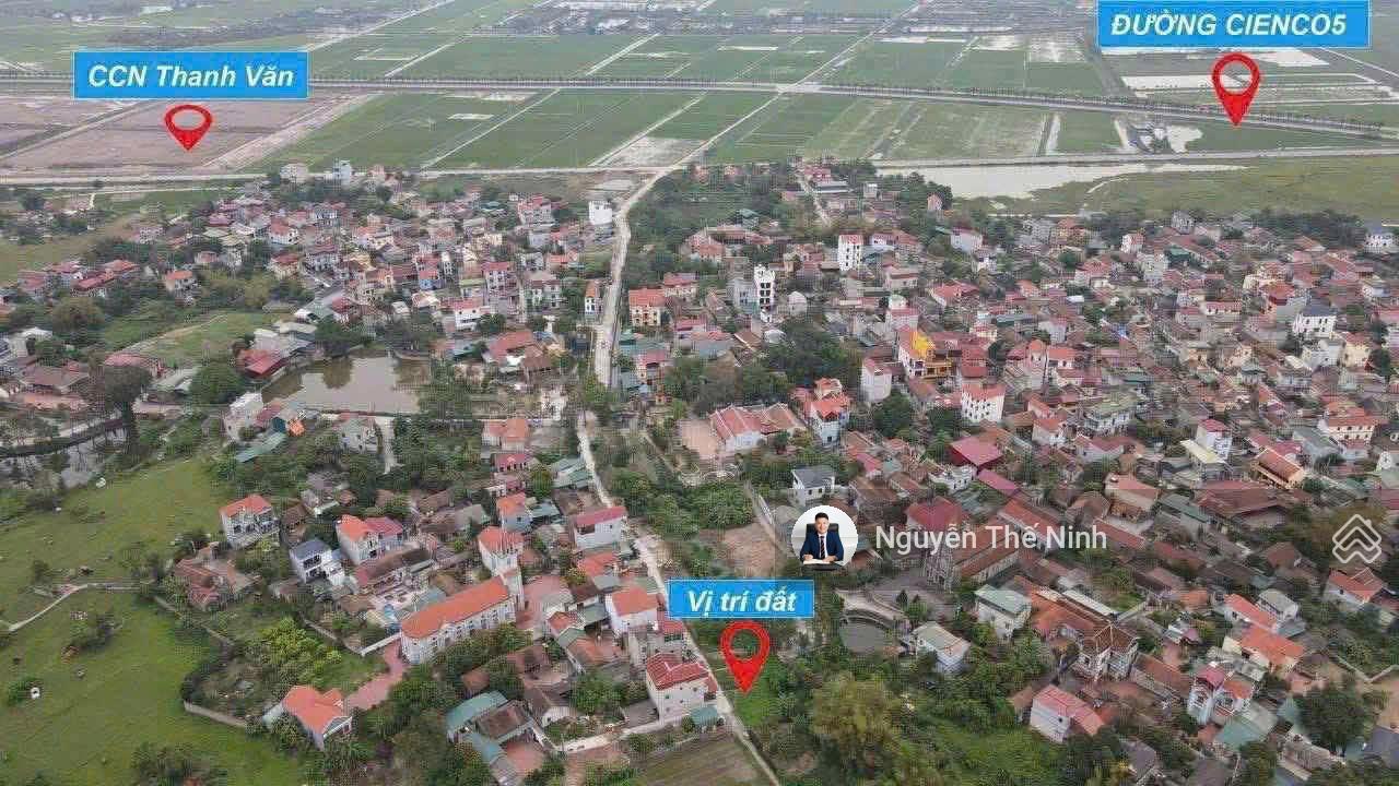 Bán đất 44,6m² 3 mặt thoáng đường ô tô Phúc Thụy, Tân Ước, Thanh Oai, Hà Nội