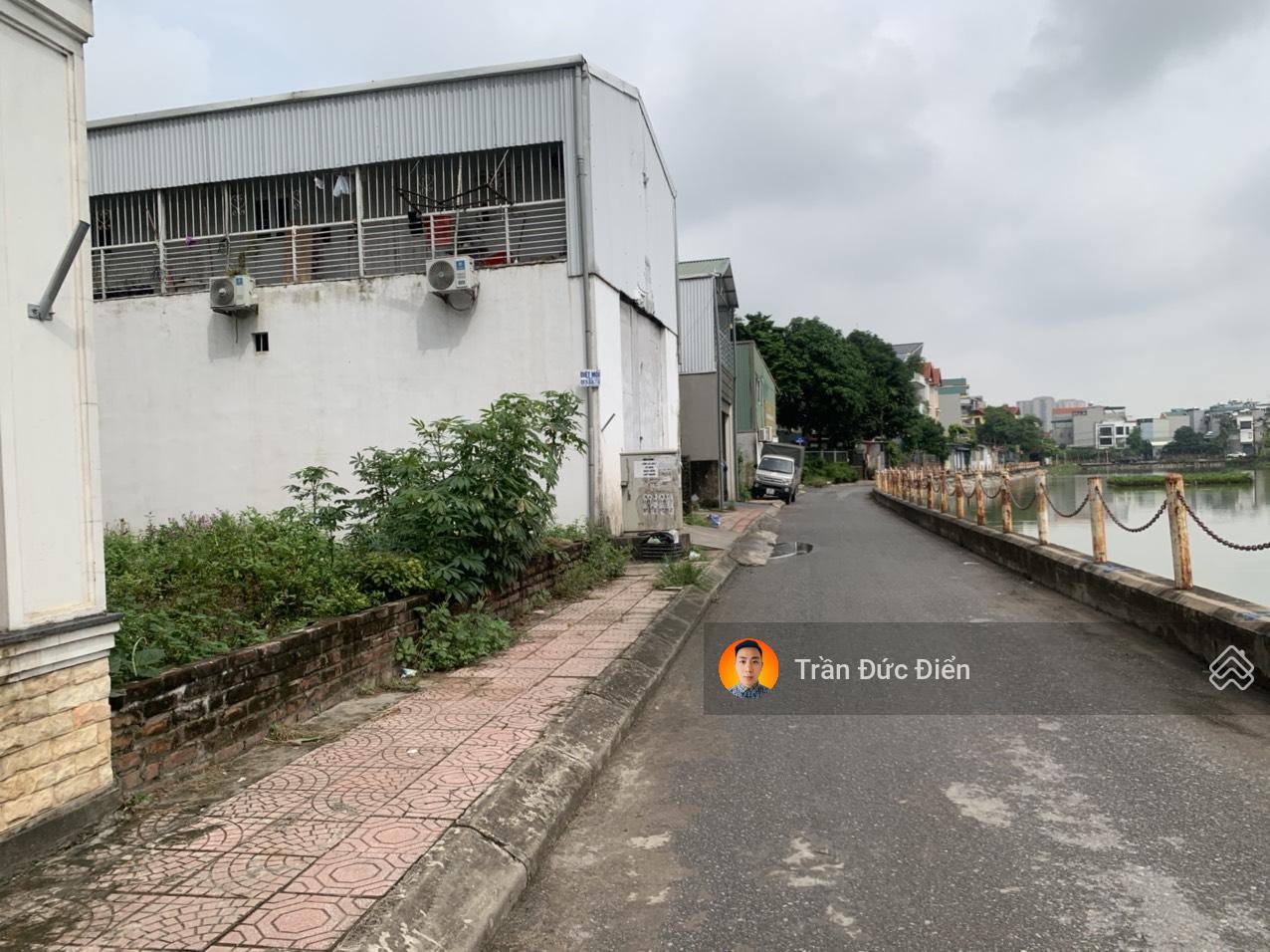 Bán 76,8m2 đất view hồ táo Đầm Tranh, Cự Khối, giá chỉ 14 tỷ, đường ô tô tránh, vị trí đẹp định cư