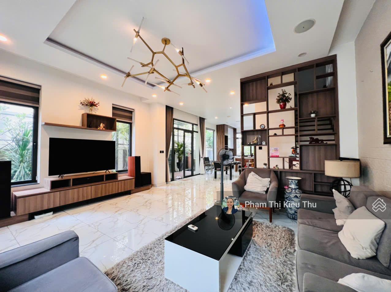 Chính chủ cho thuê Biệt thự view hồ sân vườn Lakeview City full nội thất đầy đủ DT 8x22m giá 45tr