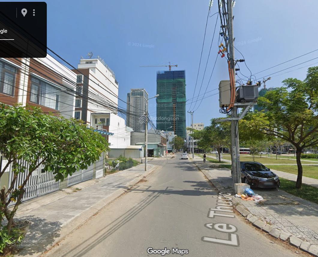 Bán lô 2Mt Lê Thước, dt 90m2- ngang 5m, cách Hồ Nghinh chỉ vài bước bước chân, làm việc chính chủ