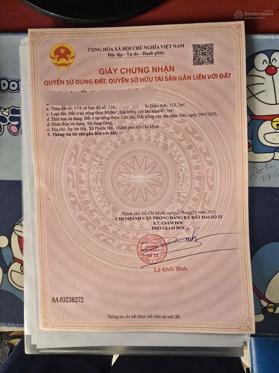 Cần tiền bán gấp 2 lô liền kề mặt tiền đường nhựa, ngay sau đường Hàng Dương, cách biển Lộc An 500m