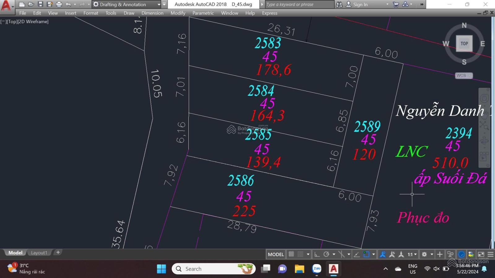 Bán nền mặt tiền hẻm Ngọc Duyên - đẹp nhất đường Tuyến Tránh, sổ đỏ sẵn 50m2 đất ở, giá cực tốt