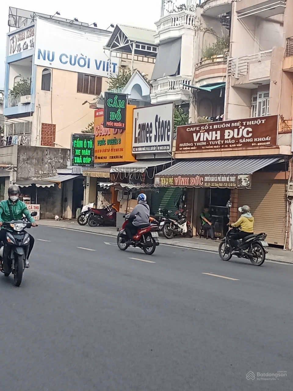 Mặt tiền đường Thống Nhất Phường 10 Gò Vấp DT: 3 x 22m đúc 3 tấm giá bán 12ty500tr