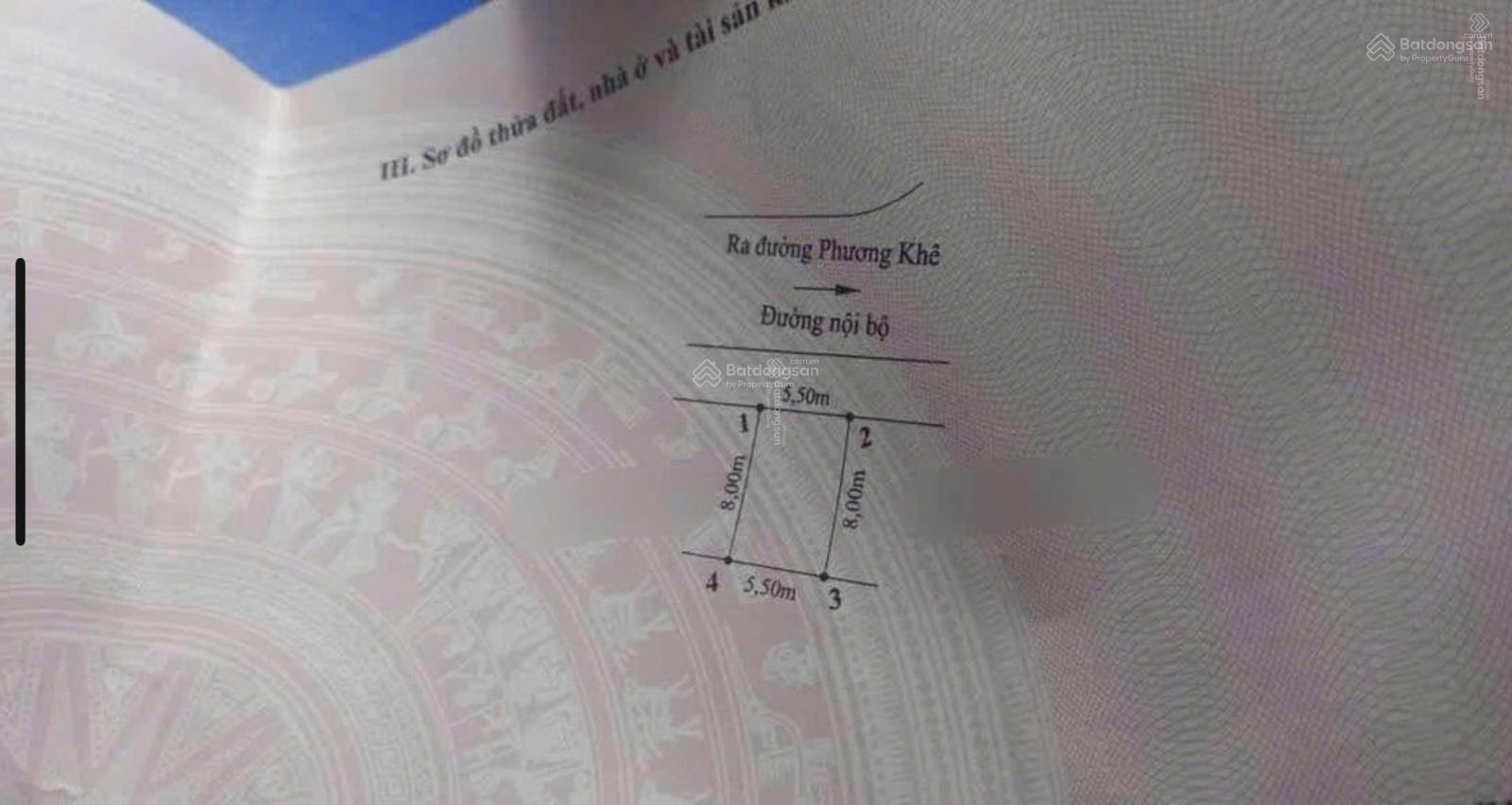 Bán 44m2 TĐC Phương Khê giá 2.86 tỷ, đường nhựa 8m, gần cầu Niệm vị trí tiềm năng