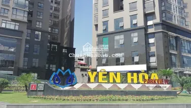 Cho thuê văn phòng số 3 Vũ Phạm Hàm,khối đế chung cư CT,tòa nhà Yên Hòa Park View giá 200k/m2