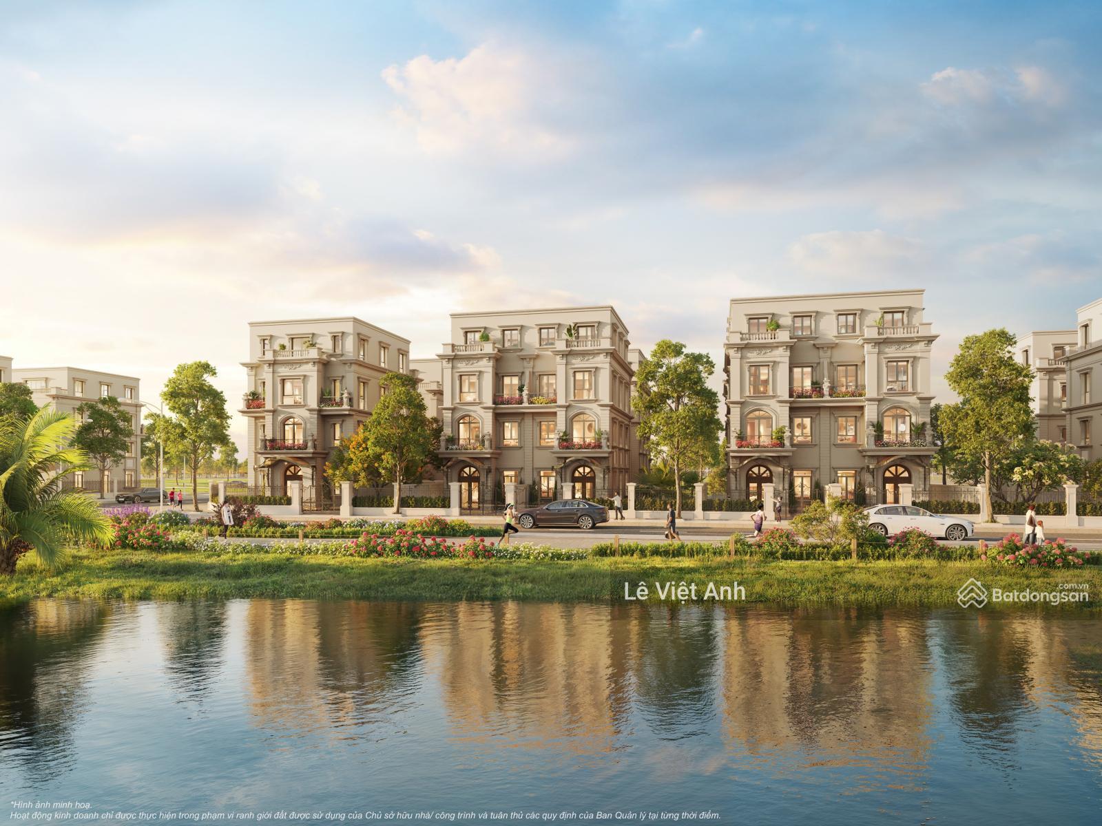 Bán biệt thự song lập view sông Bình Minh  Vinhomes Đan Phượng, 228m², giá 54 tỷ