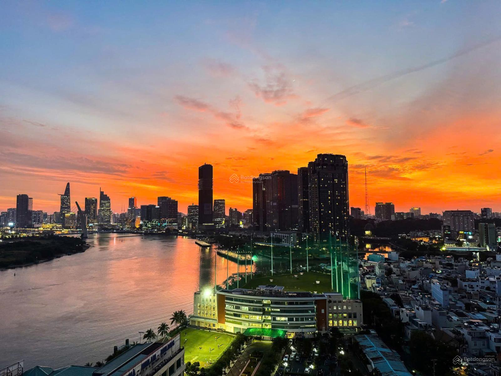 Bán siêu phẩm 02PN Sunwah Pearl (SH-07), view trực diện sông + Thủ Thiêm + Bitexco đẹp mê ly