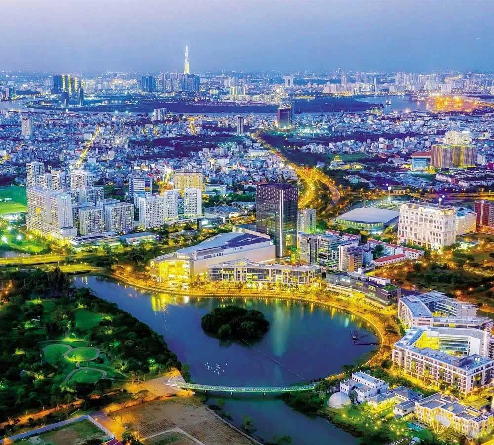 Bán đất 5.5x14m mặt tiền đường 6m sát chợ Phú Thuận Q7, cách trung tâm Q1 chỉ 10 duy chuyển