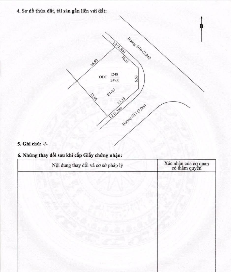 Nền 249m2 - góc hai mặt tiền KDC Nam Long 2