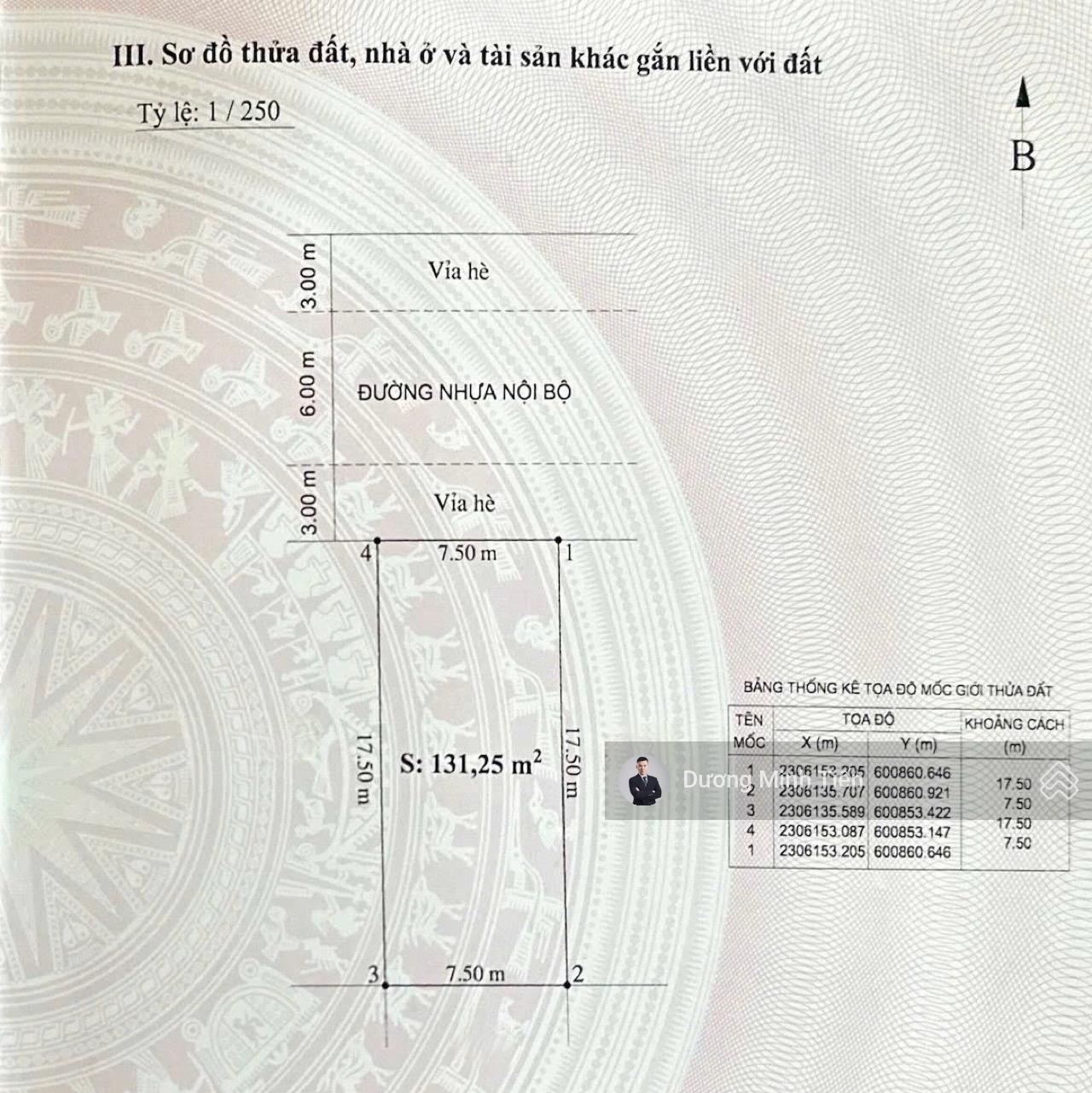 131.25m2 đất khu biệt thự Vườn Hồng - Ngang 7.5m - Đường 12m 131.25m2 đất khu biệt thự Vườn Hồng - Ngang 7.5m - Đường 12m