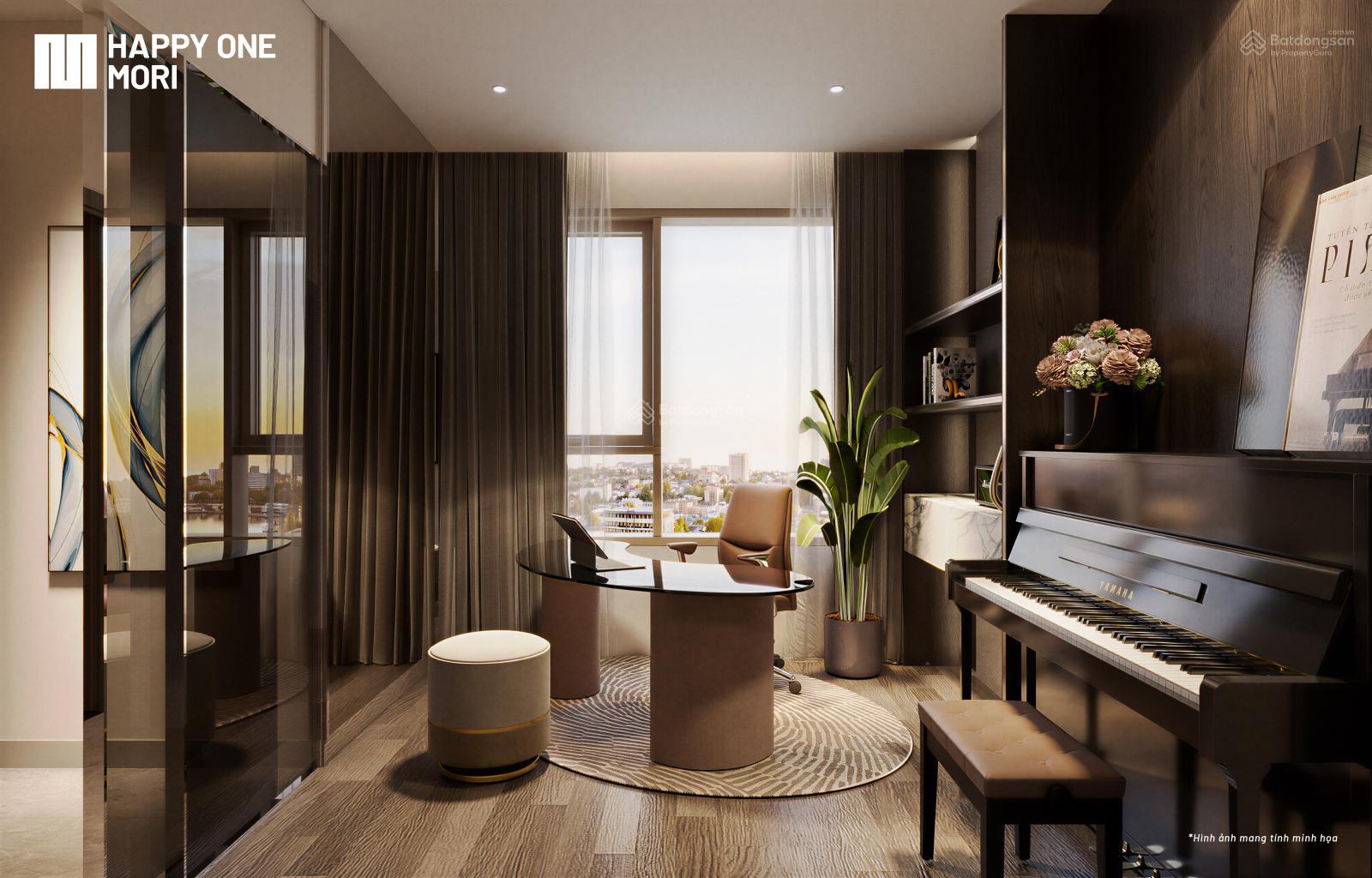 Happy One Mori 3PN - 2WC giá từ 3.3 tỷ bán đợt 1 với CK hơn 12.5%, view sân golf và sông Sài Gòn