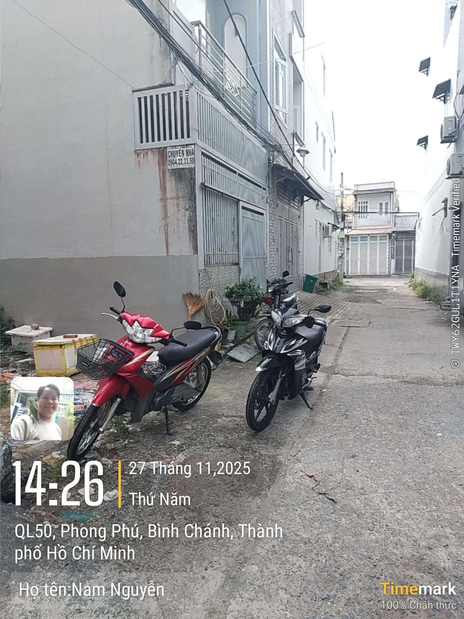 Bán đất thổ cư đường Xương Cá 1, Xã Phong Phú, Bình Chánh, HCM