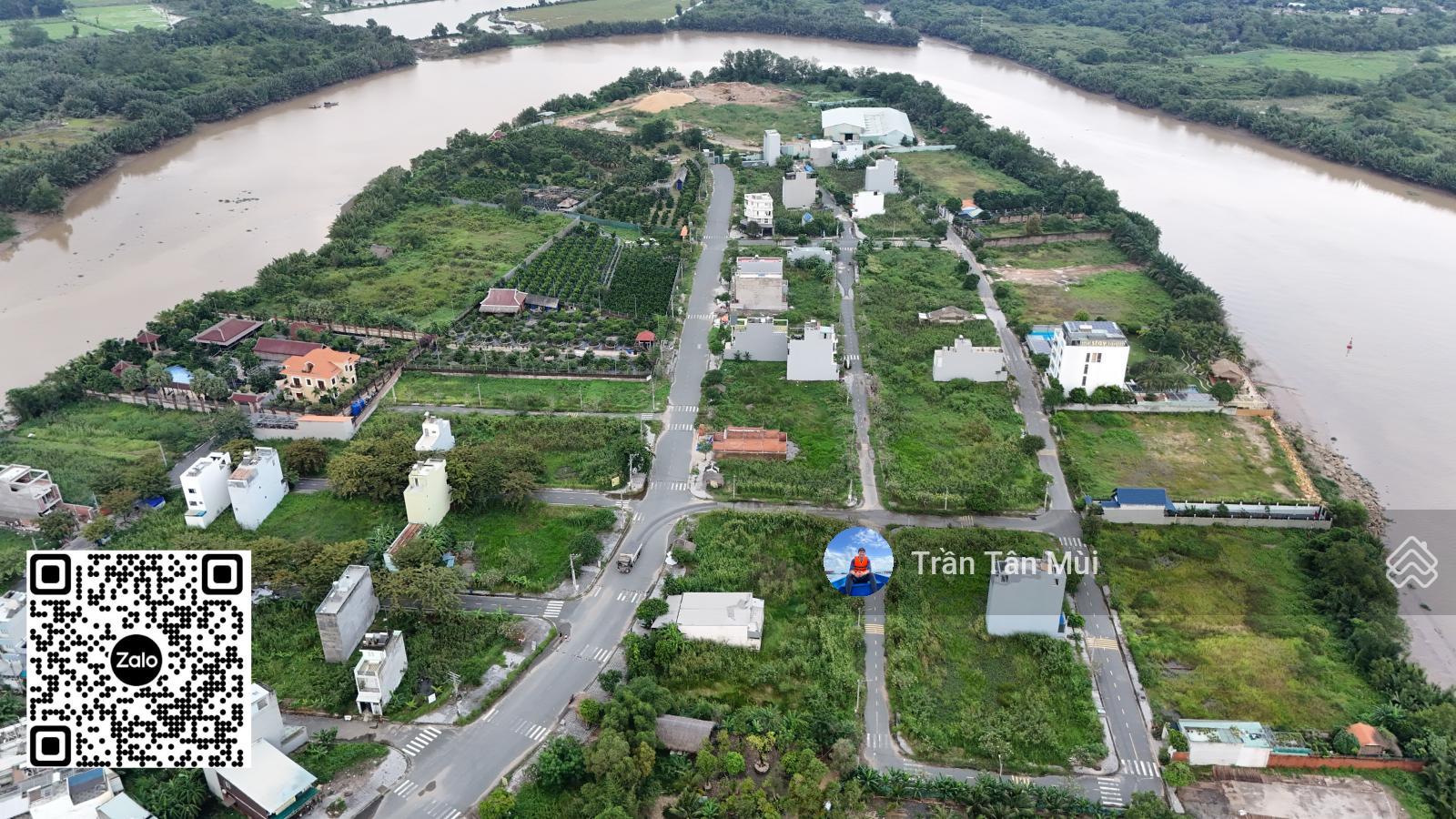 Bán Đất Đảo Kim Cương Quận 9, Mặt sông 438m2, 9x48m Theo sổ, Vị trí đẹp, Giá Bán 21 Tỷ