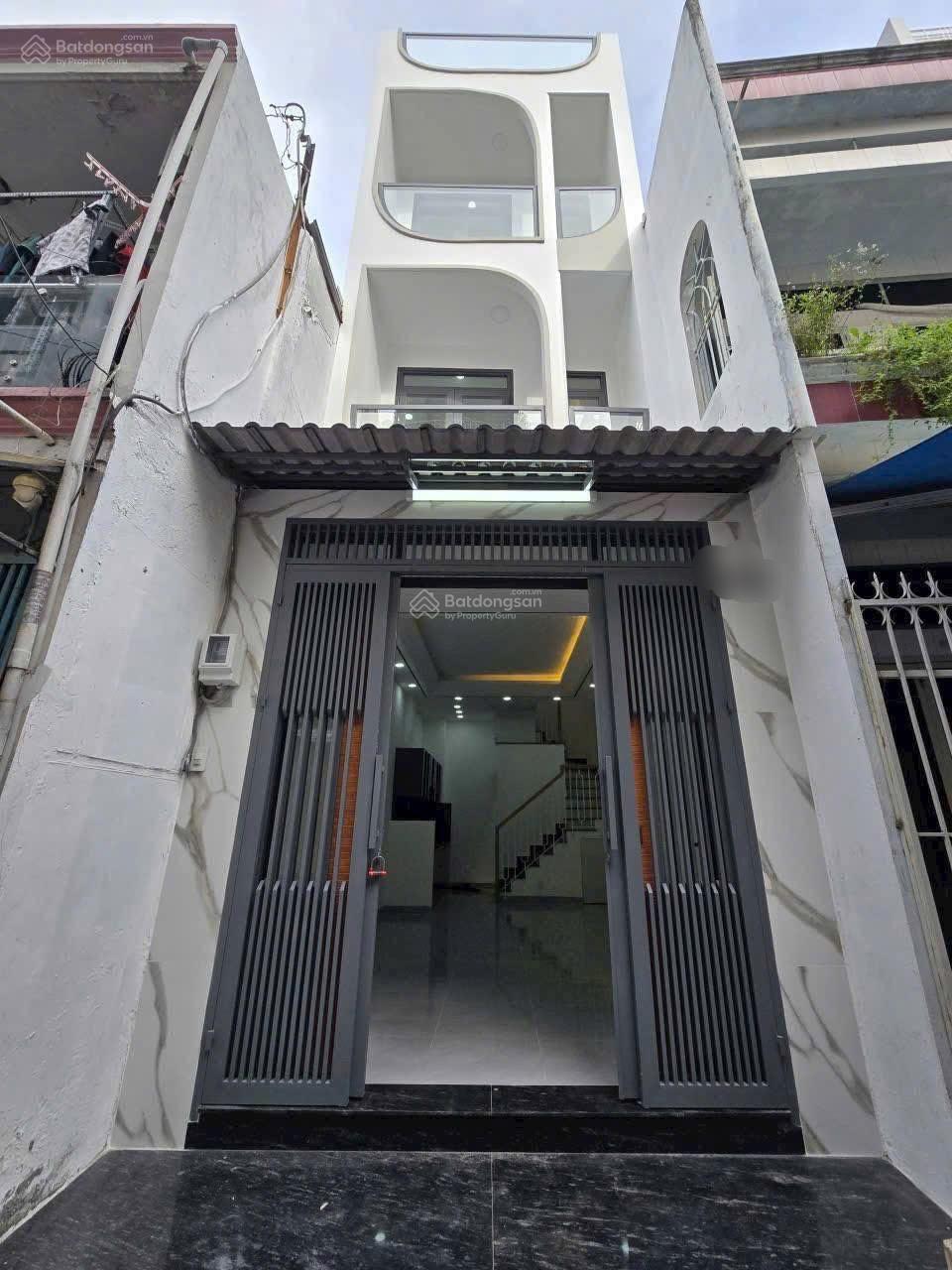 Nhà bán 3 tầng + ST 3PN, 3 WC xây mới 100% - Hẻm 4m ô tô kế nhà Âu Dương Lân P3 Q8 sổ hồng công mới