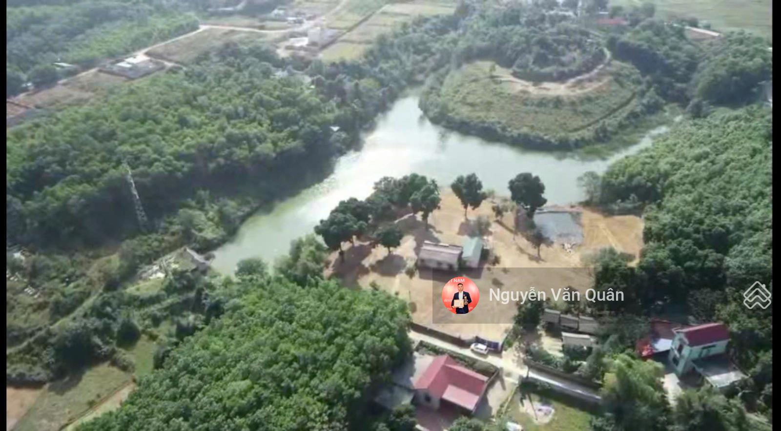 Siêu phẩm bán đảo 5700m2, bám hồ đẹp, mặt tiền bám hồ 100m, giá rẻ nhất Lương Sơn