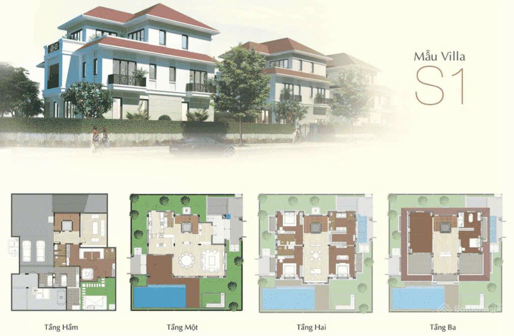 Biệt thự Sala Đại Quang Minh, căn 331 m2, nhà thô . Giá 280 tỷ.