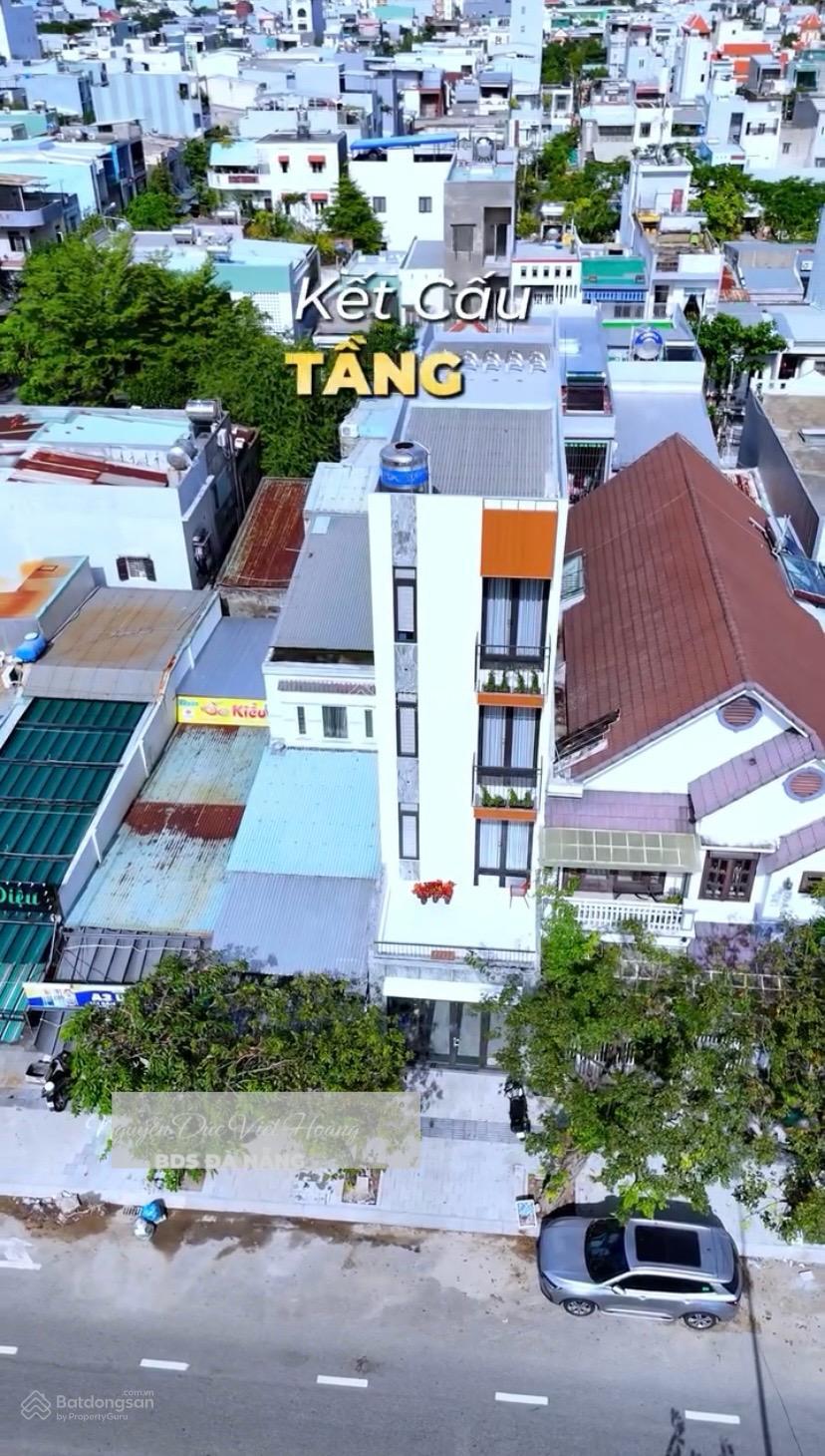 Toà căn hộ dịch vụ 4 tầng đường Vương Thừa Vũ siêu vị trí sát bãi tắm biển Sơn Trà, HĐT: 600tr/năm
