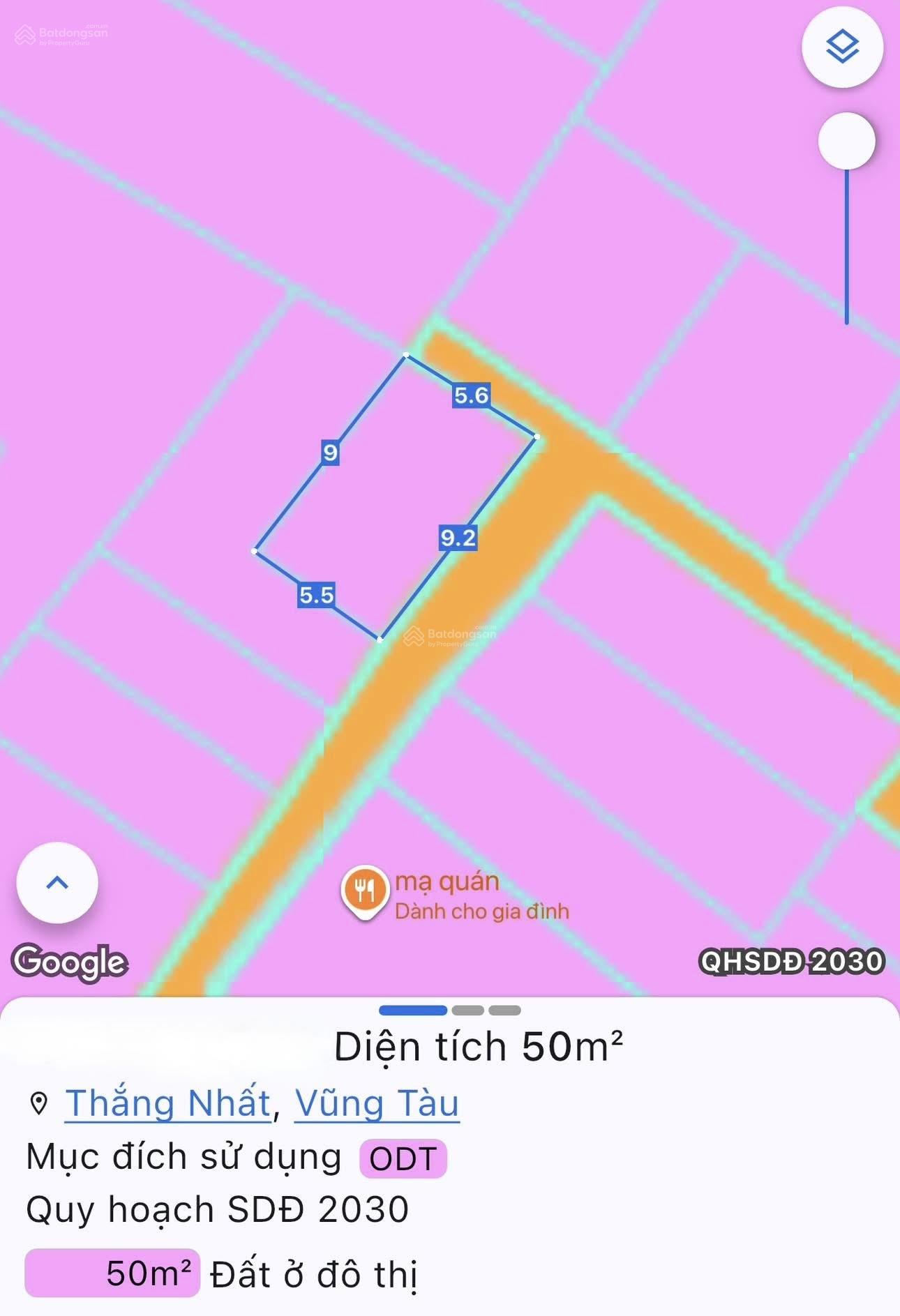 Bán nhà 1T1L hẻm đasu Nguyễn Hữu Cảnh P. Thắng Nhất TP. Vũng Tàu giá 3,8 tỷ TL