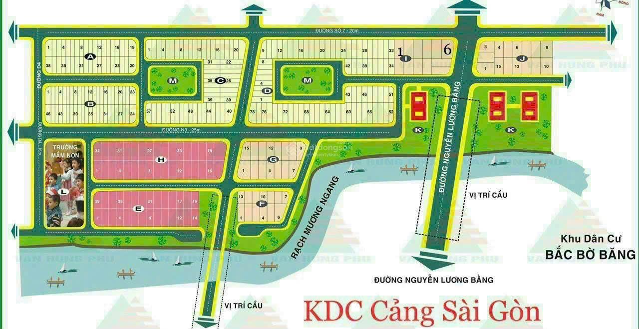 Bán đất KDC Công Trình Cảng Sài Gòn Phú Xuân Nhà Bè LH: 0939 500 ***