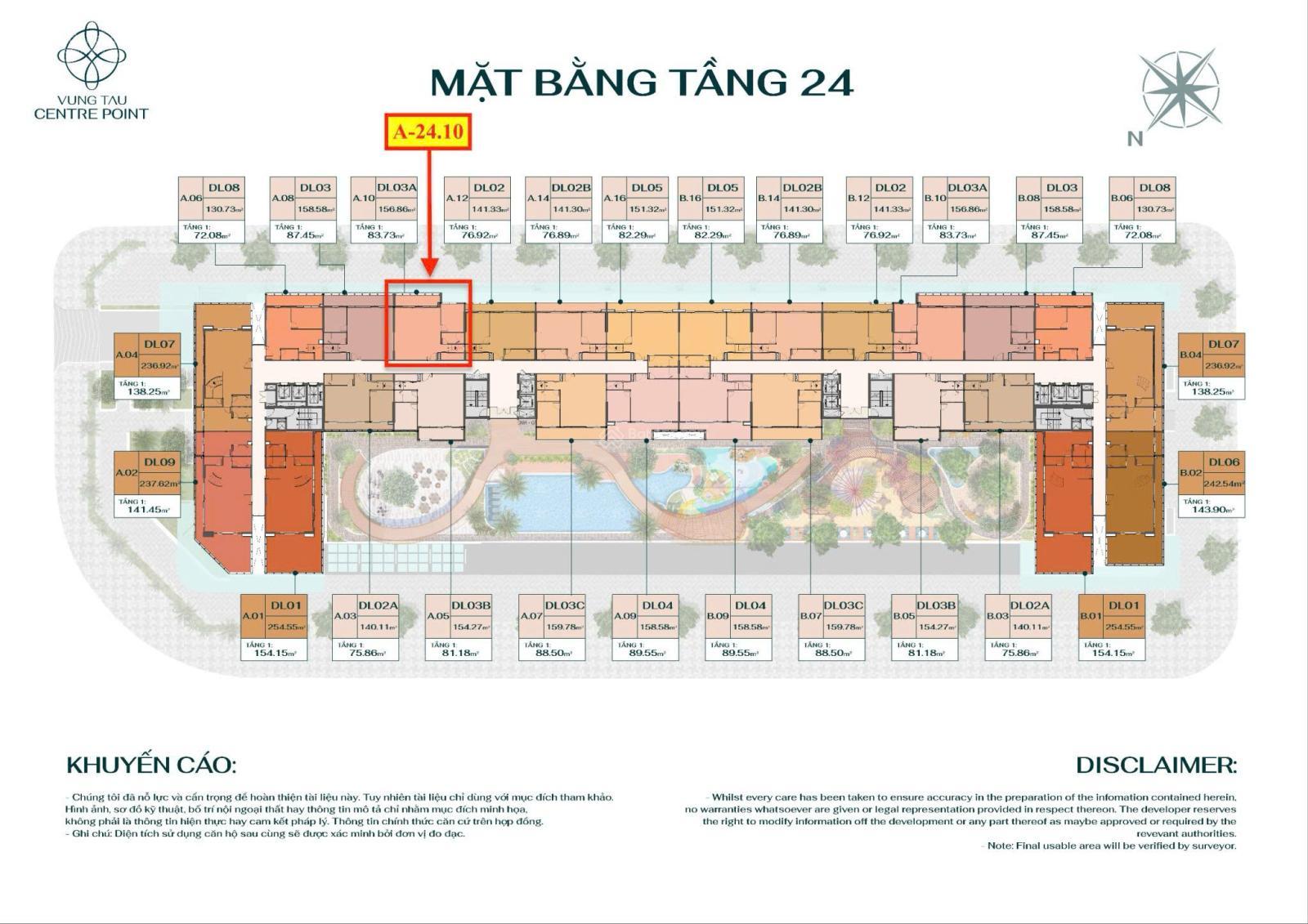 Chính chủ gửi bán căn hộ Duplex VIP 157m2 2tầng 2 bancon 3PN 2PK hướng Đông Nam view biển