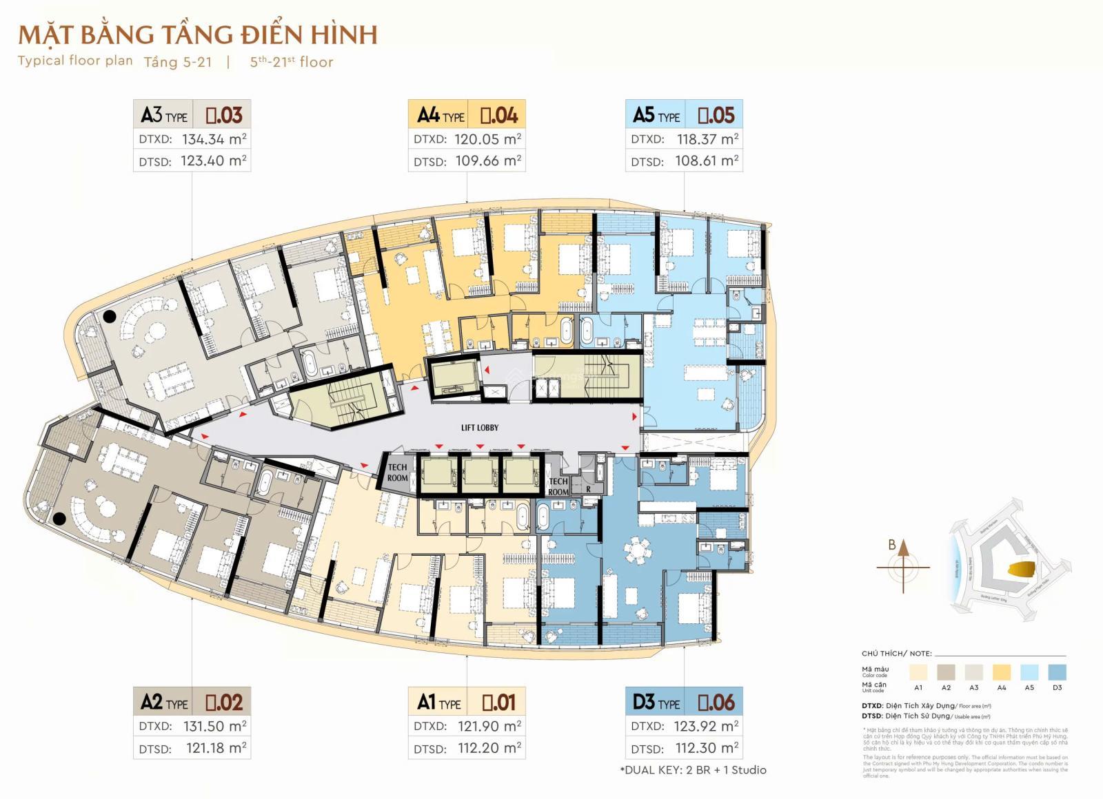 Chuyên giỏ hàng chuyển nhượng dự án Regency Phú Mỹ Hưng 135m2, 3PN, HTCB, view đẹp, giá chênh 2 tỷ