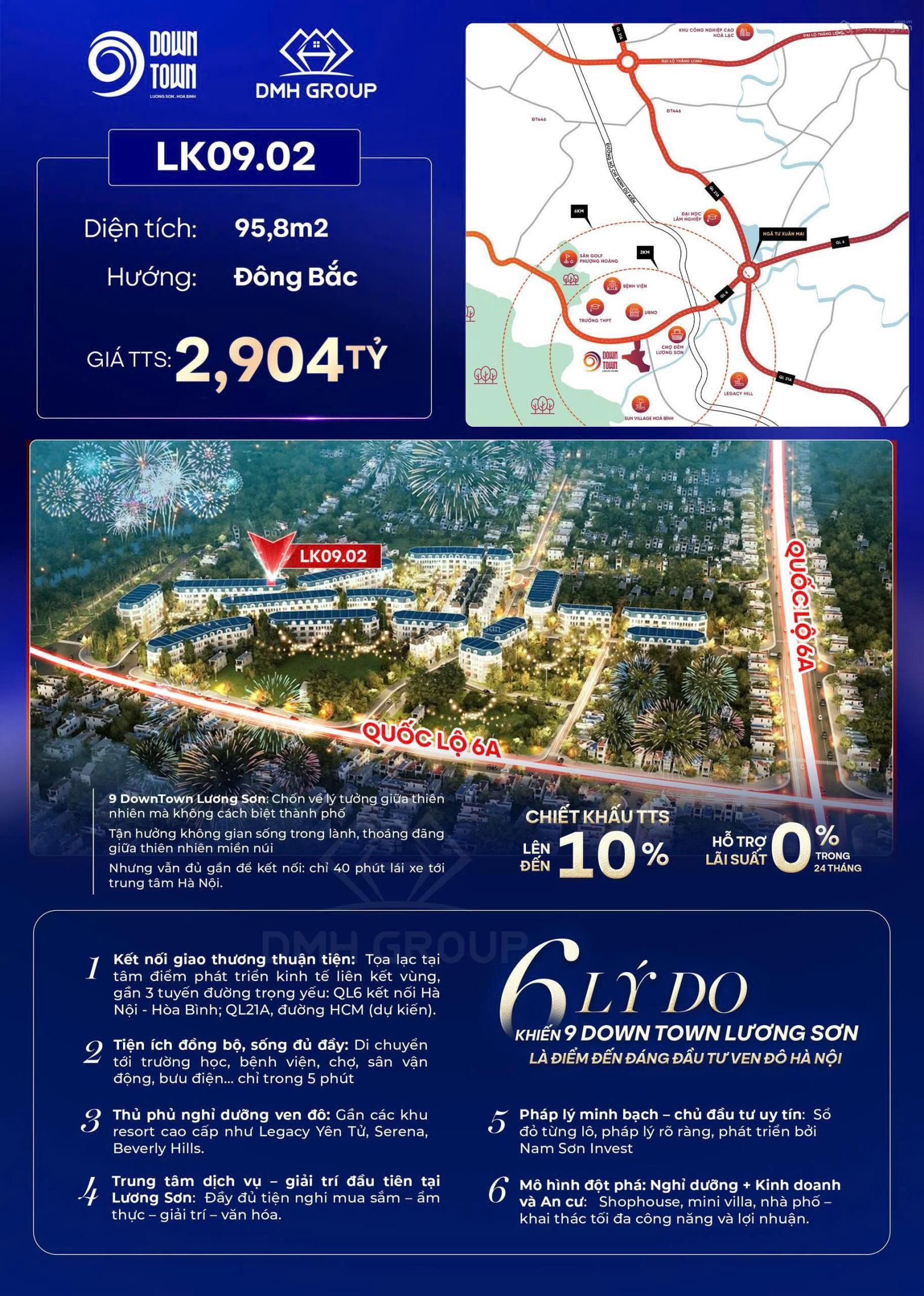 Chỉ 2,9 tỷ lô đất nền trung tâm lương sơn sẵn sang tên sổ giá ưu đãi đầu tư cực tiềm năng