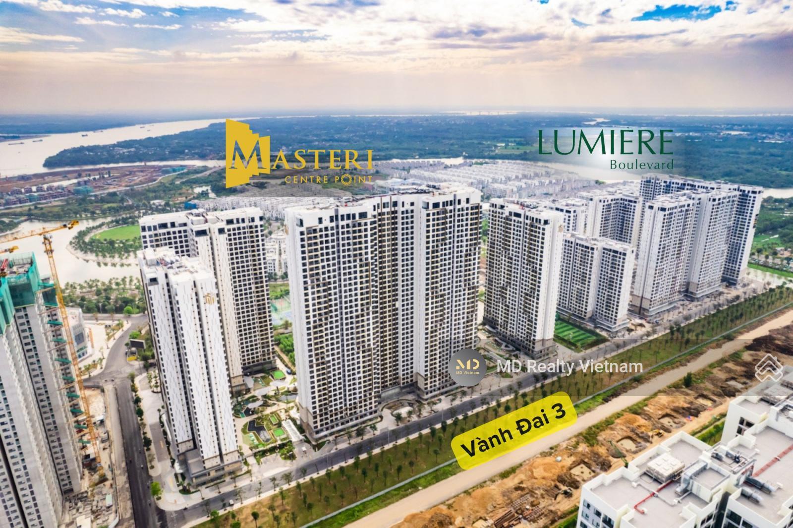 CHO THUÊ CĂN HỘ LUMIÈRE BOULEVARD 2 PHÒNG NGỦ | TẦNG TRUNG | NHÀ MỚI VỪA BÀN GIAO