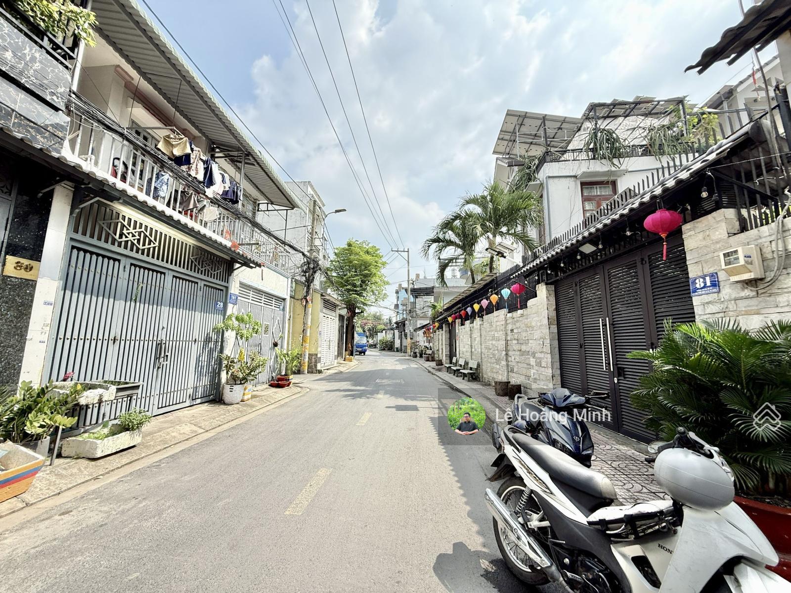 Nhà phố 4m x 19m, 4 Lầu 6PN, 7WC, mặt tiền đường Tân Thới Hiệp 9 (tòa án cũ)