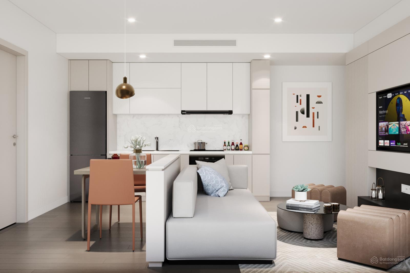 Độc quyền căn góc 1PN view trọn vẹn sông Hàn - biển Mỹ Khê, tầng cao, hỗ trợ vay 80%