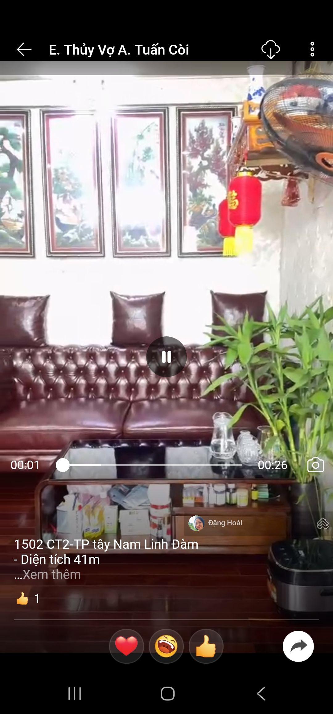 Căn giá tốt dưới 4 tỷ trong khu Tây Nam Linh Đàm 41m2 2Pn1VS