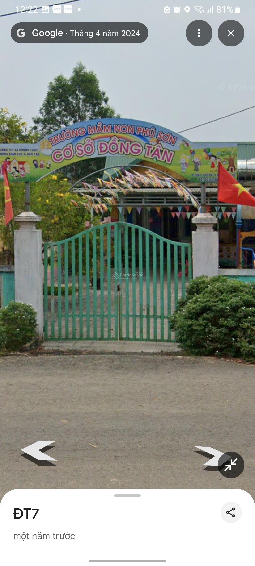 Chỉ với 300 triệu sở hữu ngay lô đất nền Huế mặt tiền đường Dạ Lê 250m2