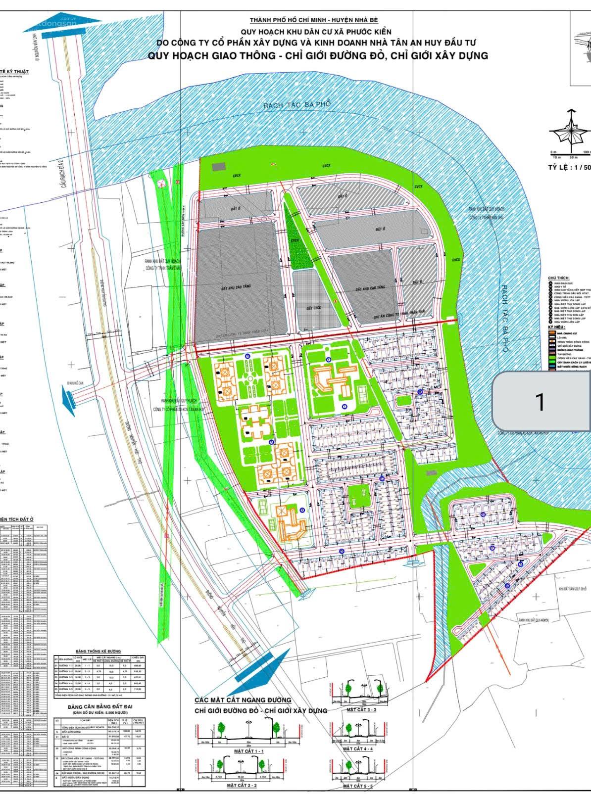 KDC Tân An Huy Bán đất 135m2, 42 triệu / m2 tại Nguyễn Hữu Thọ, Xã Phước Kiển, Nhà Bè, HCM
