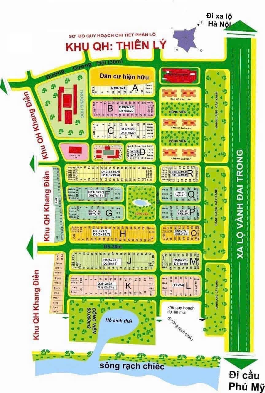 Mua bán đất nền KDC An Thiên Lý, Phước Long B, Quận 9, Tp Hồ Chí Minh. Dt: 90m2/8.35 tỷ