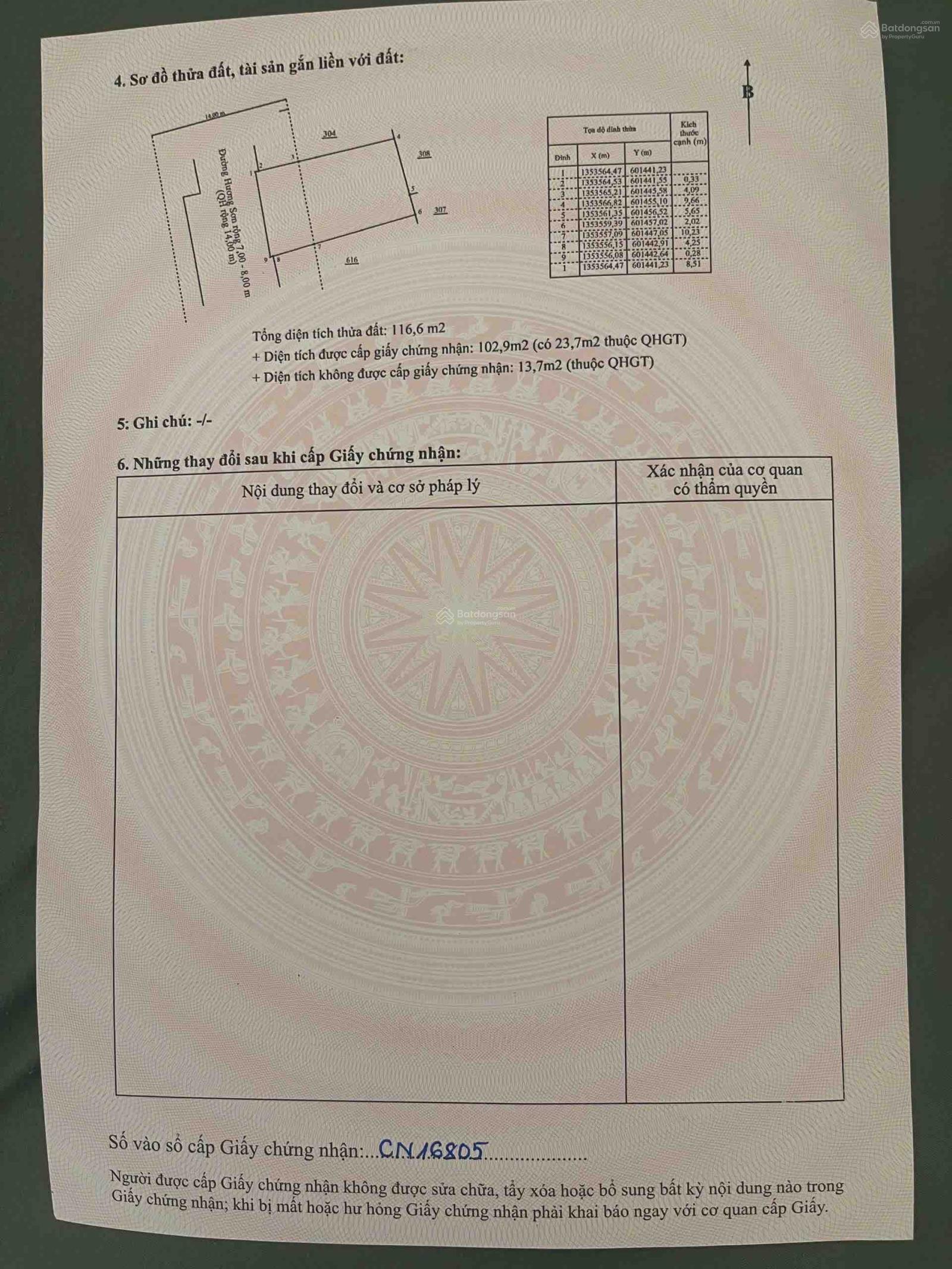 Cần bán nhà mặt tiền ngang 8,5m vuông vắn ngay trung tâm thành phố, cách biển 5p đi xe máy.!
