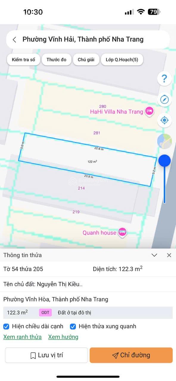 Đường Dương Hiến Quyền (rộng 7m) - 122m2 ngang 5,2m - cách biển 50m - giá 9.75 tỷ Đường Dương Hiến Quyền (rộng 7m) - 122m2 ngang 5,2m - cách biển 50m - giá 9.75 tỷ