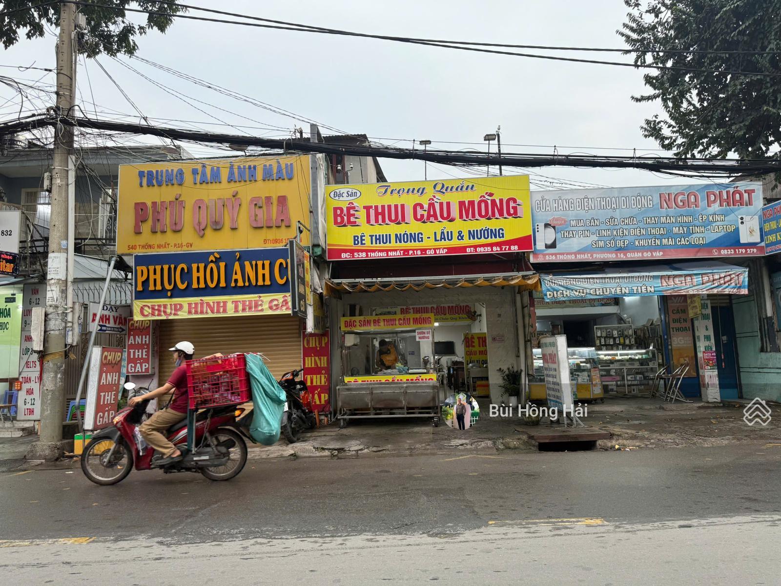 Cháu chủ rao bán nhà MT Thống Nhất P15 cấp 4 DT 4x25m CN đủ giá 14 tỷ 950tr đct 20tr/th