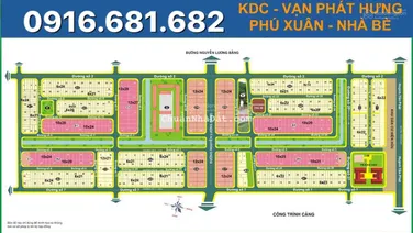 Hàng hiếm nền nhà phố KDC Vạn Phát Hưng Phú Xuân, giá 42tr/m2