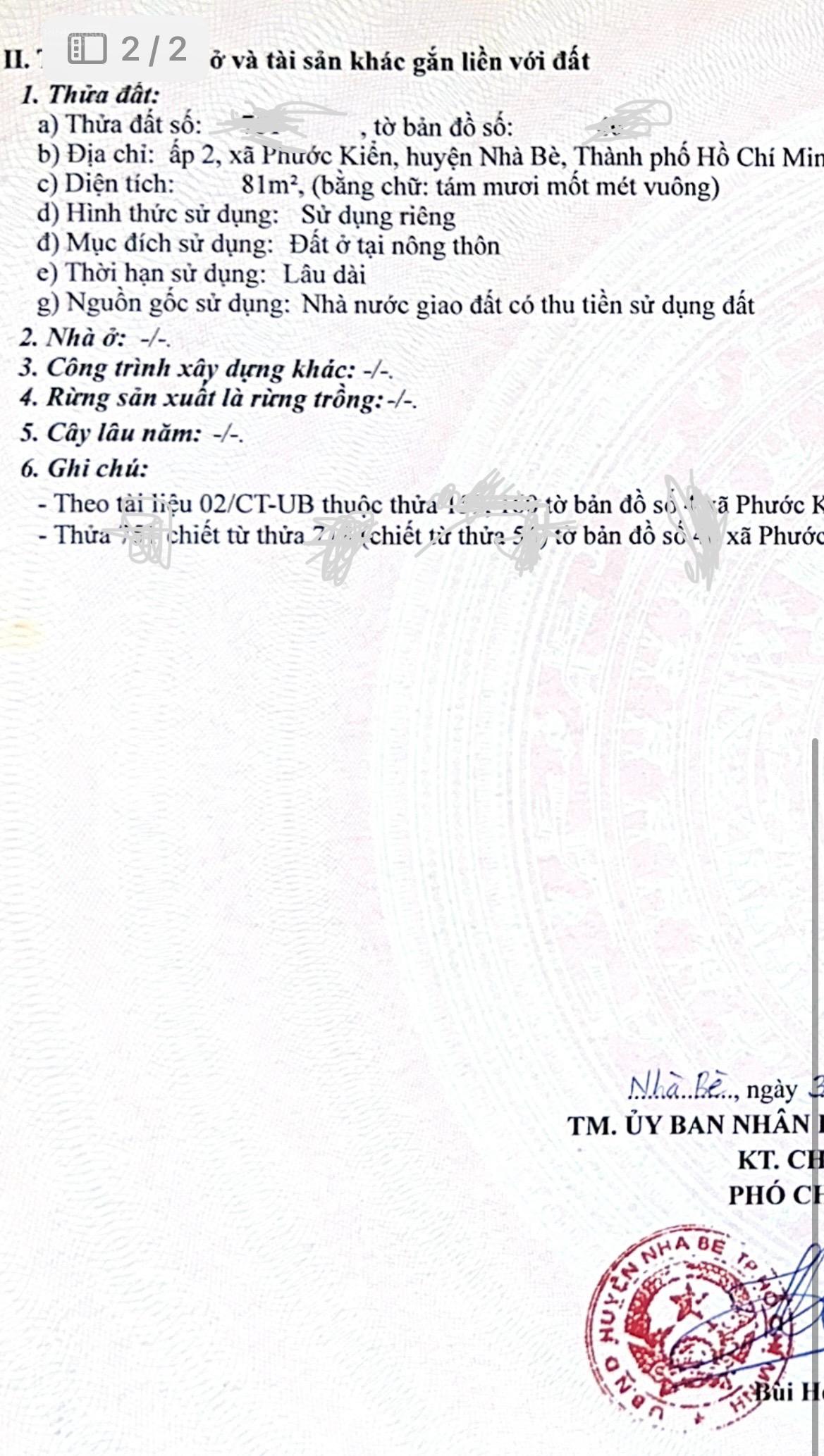 Bán gấp đất 81m2. DT: 6x13.5m. Phước Kiển Nhà Bè - Đường Nhựa 6m. Giá: 5,5tỷ. LH: 0938 888 *** Bán gấp đất 81m2. DT: 6x13.5m. Phước Kiển Nhà Bè - Đường Nhựa 6m. Giá: 5,5tỷ. LH: 0938 888 ***