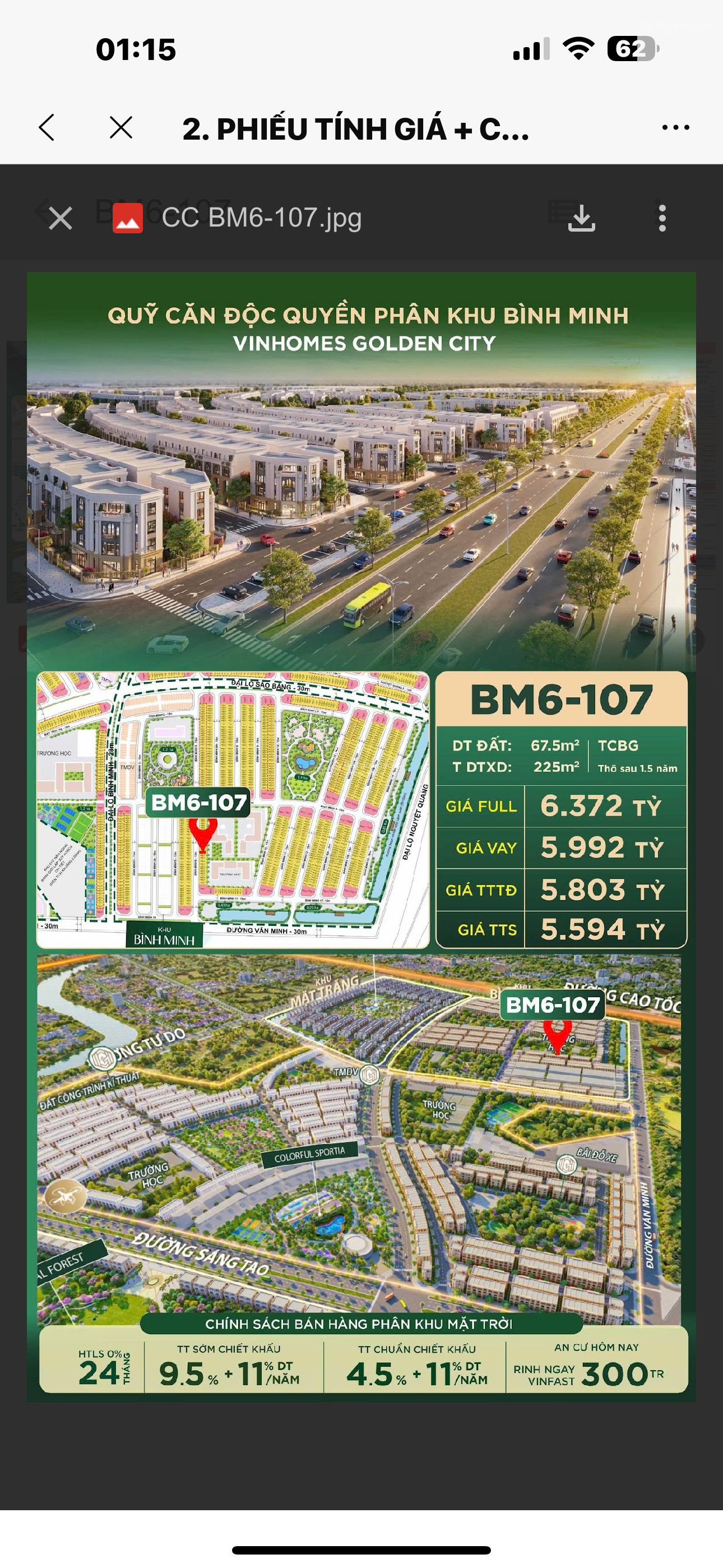 Bán căn 2 mặt thoáng sát trường Vin trục đường thông giá chỉ 5,x tỷ