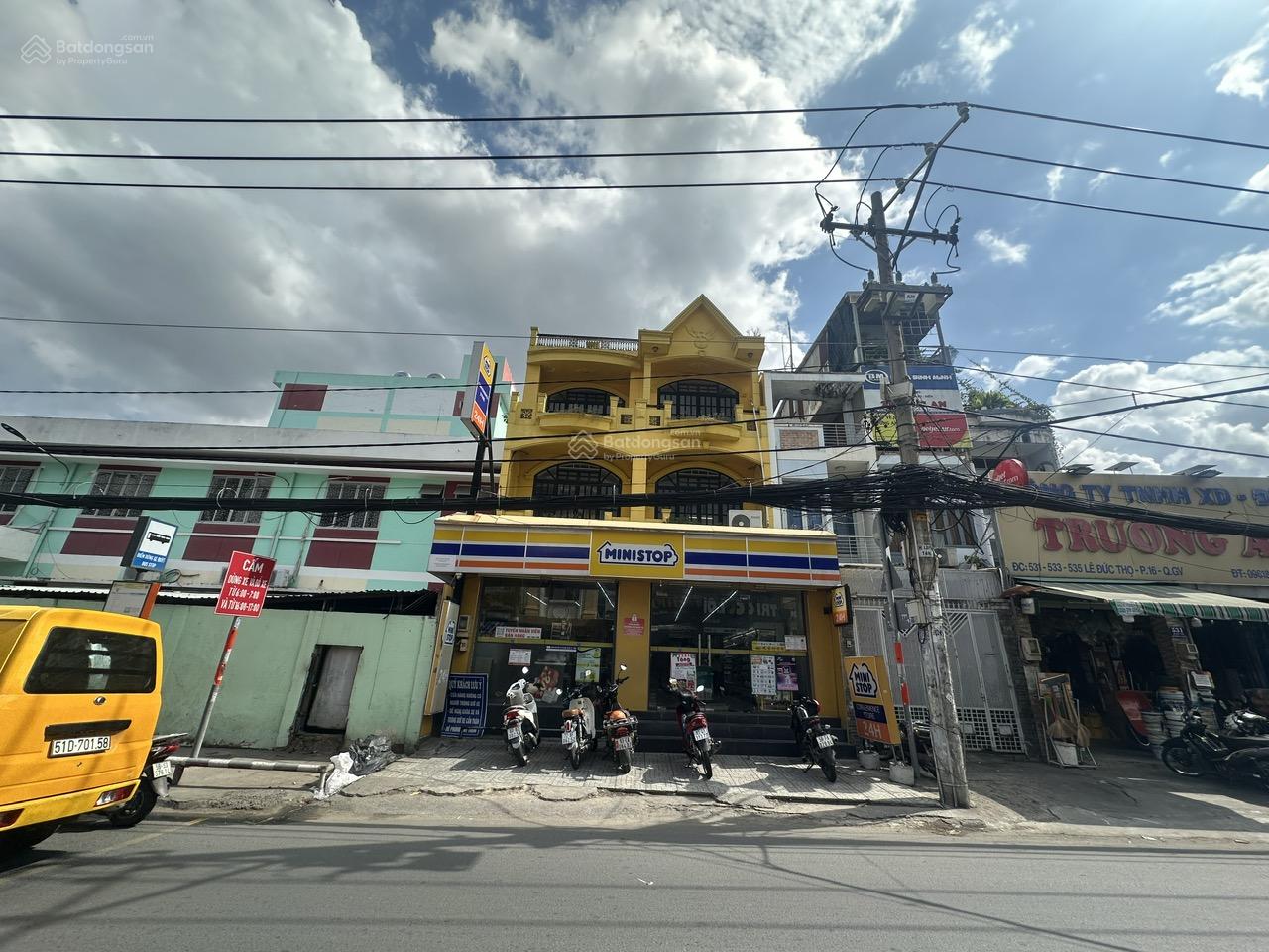 Mặt tiền 527 Lê Đức Thọ, ministop thuê 50tr/th. DT 8x19m. Nhà 4 lầu. Chỉ 24.5 tỷ