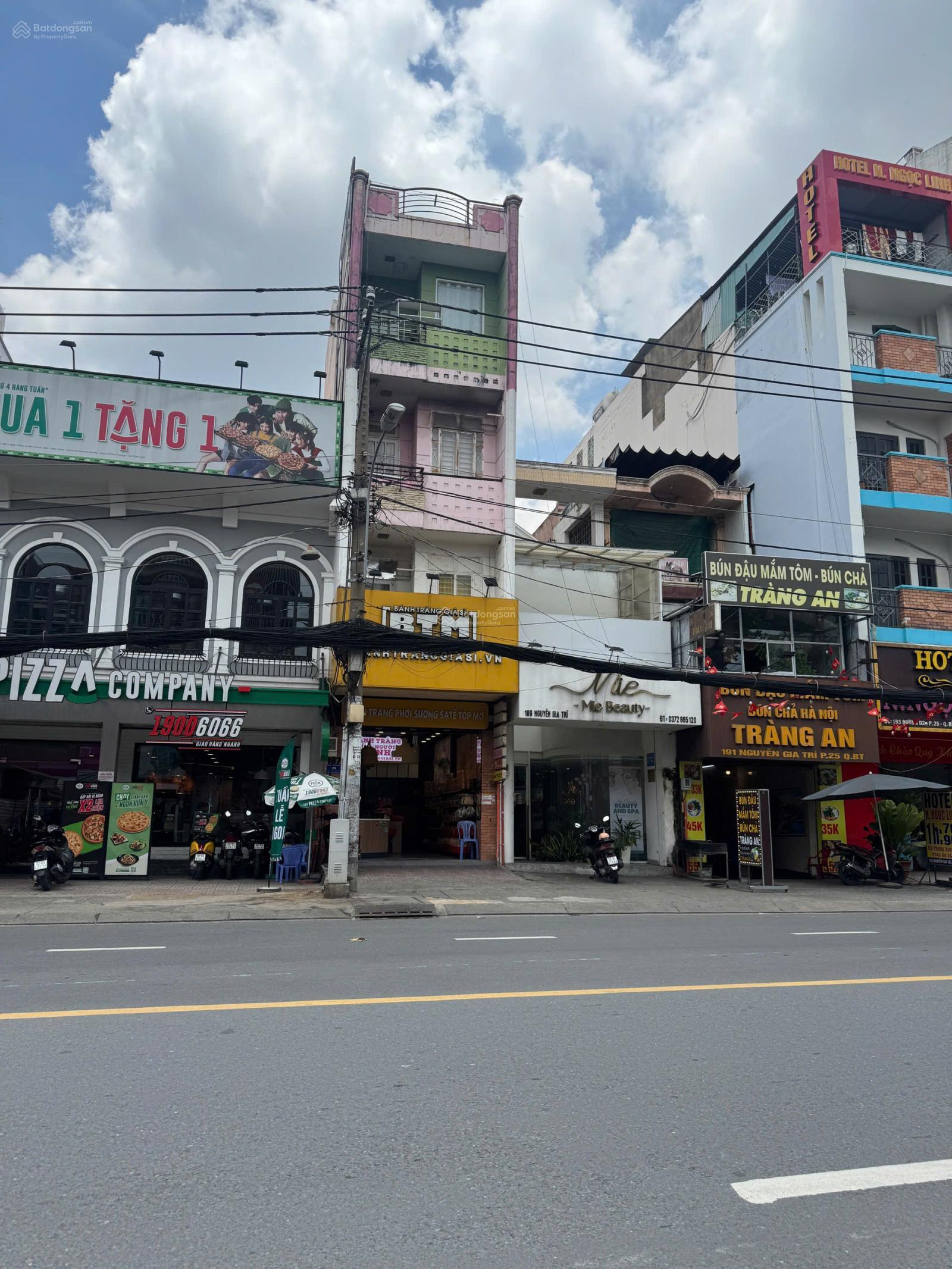 Mặt tiền Nguyễn Gia Trí, Bình Thạnh. DT: 4x20m, hầm 6 tầng, Giá siêu tốt chỉ 26.5 tỷ